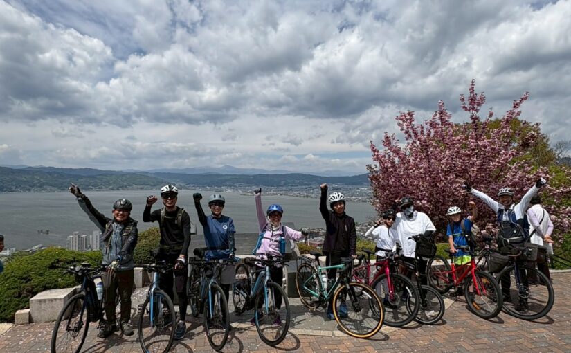 諏訪湖を望む長野サイクリングツアー