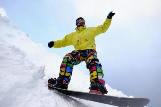 長野　スノボー　2月