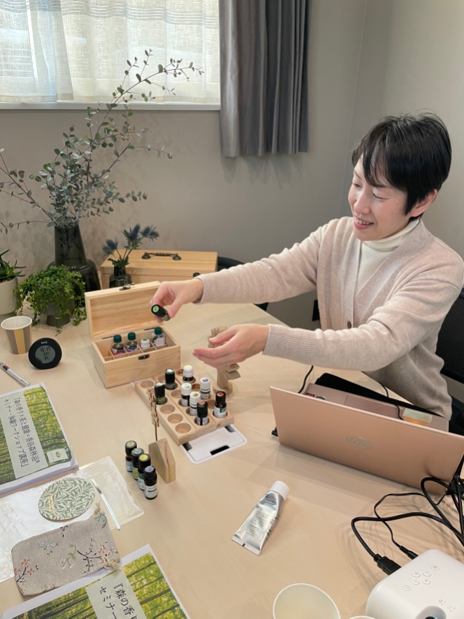 【長野/松本市/約2時間】森林セラピストと学ぶ！「森林浴と香り」体験講座☆免疫力アップ＆ストレス軽減に《唯一無二の香りのお土産も作れる》（No.15）