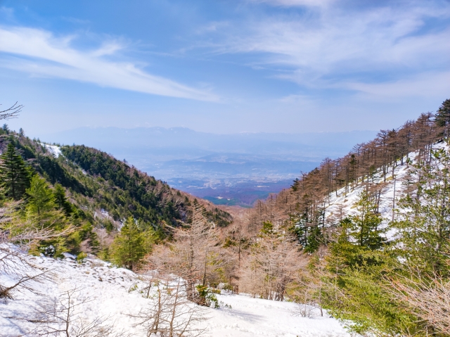 長野　浅間山　車坂峠コース