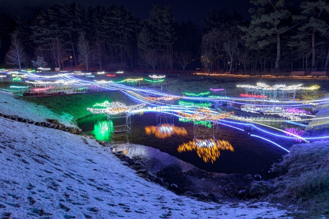 長野　国営アルプスあづみの公園　12月