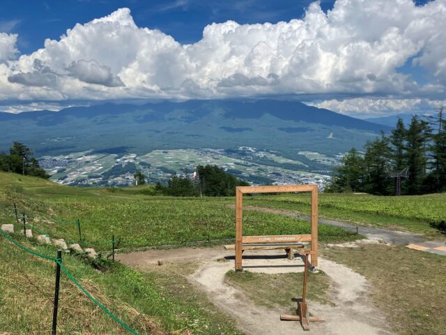 富士見のパノラマ風景