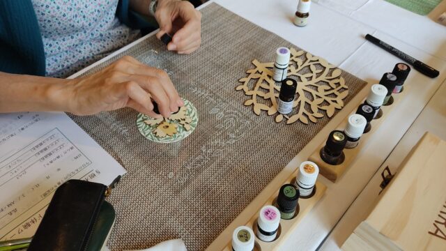 森林浴の香り体験