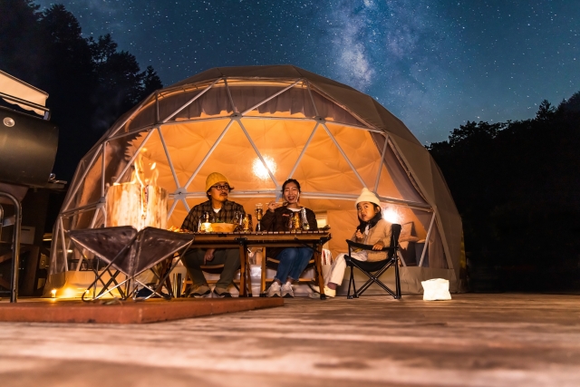 グランピング　長野