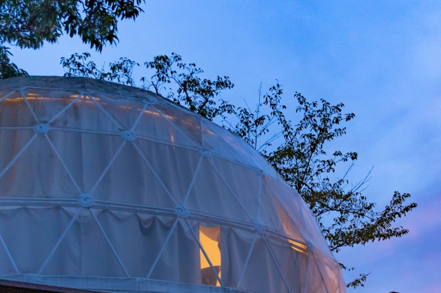 グランピング　星空